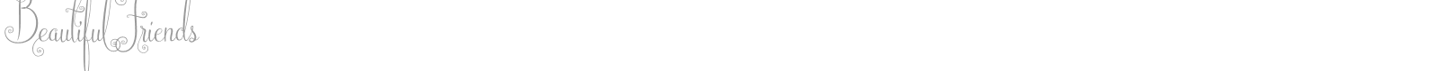 Beautiful Friends font preview